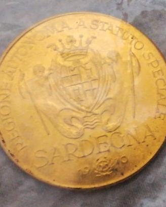Medaglia Sardegna moneta TEMPO 1970 promozionale