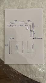 Armadio angolare nuovo