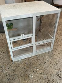 Gabbia per pappagallini artigianale