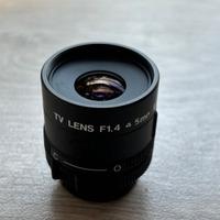 Kowa 4.5mm f/1.4 CCTV lens - C Mount