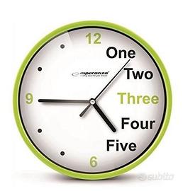 Orologio casa parete verde inglese