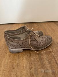 Stringate Oxford Mocassini in pelle donna n. 39