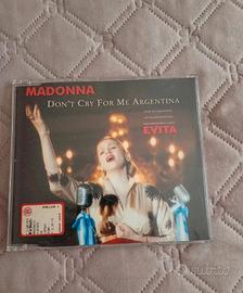 CD Don't Cry For Me Argentina Madonna 