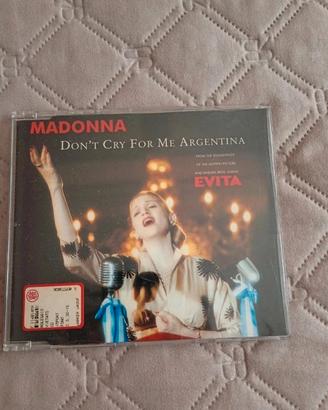 CD Don't Cry For Me Argentina Madonna 