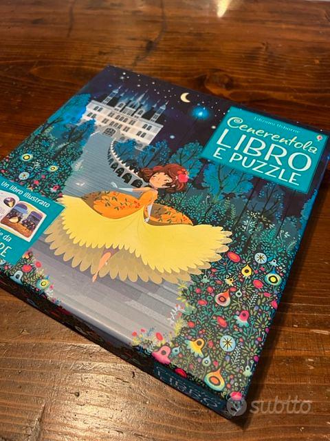 Puzzle Cenerentola con libro Originale Nuovo - Tutto per i bambini