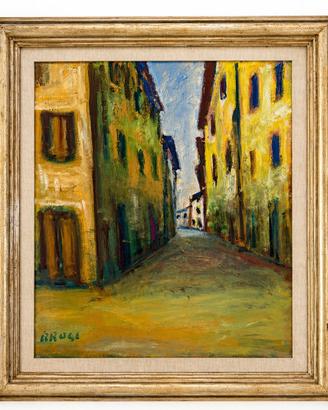 Quadro 60x70 cm di Gino Brogi del 1920-1930