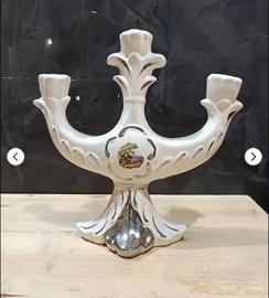Candelabro di ceramica 