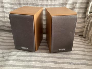 Copia casse stereo kenwood in legno mod. LS-M55-H.