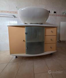 Mobile bagno+pensile+specchiera+mensola