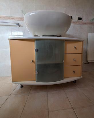 Mobile bagno+pensile+specchiera+mensola