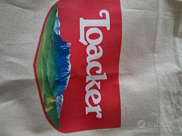 
loacker borsa zaino zainetto stoffa tela tessuto