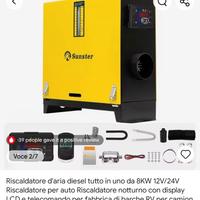 Riscaldatore per camper, barca, camion, abitazione