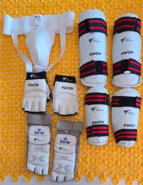 Protezioni arti marziali taekwondo S