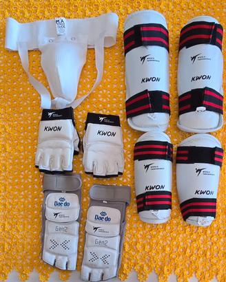 Protezioni arti marziali taekwondo S