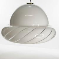 Lampadario Leucos vetro di Murano anni '70