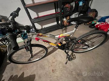 Bici mountain bike armotizzata