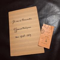 G.F.Malipiero"Gli eroi di Bonaventura"+ biglietto