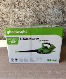 Greenworks 48V Soffiatore Aspiratore
