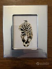 Juventus cornice vintage anni 80 mascotte zebra