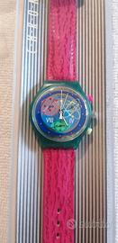 Orologio vintage Swatch Chrono Pink Springs