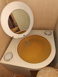 Toeletta Vintage Anni ’60 Mid-Century + Pouf