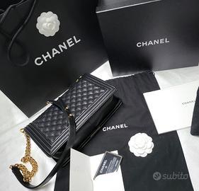 BORSA CHANEL BOY CAVIAR NUOVA