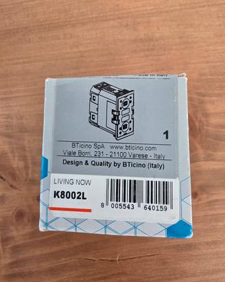 BTCINO K8002L - ATTUATORE CON 2 RELÈ INDIPENDENTI