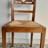 5 sedie - stile Liberty