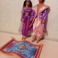 Jasmine e Aladino. 