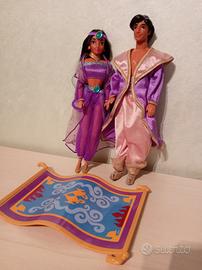 Jasmine e Aladino. 