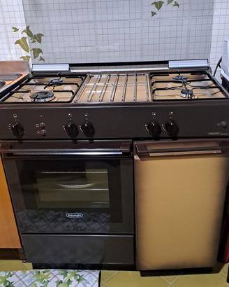 Cucina De'Longhi forno e vano bombola+ Cappa Elica