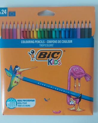 Pastelli BIC Kids Tropicolors x24 matite