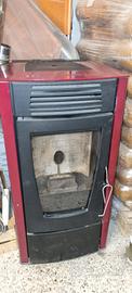 Stufa a Pellet Red Dalia 6kw 