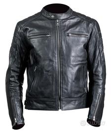 Giubbotto NUOVO in pelle Carburo Kronos Taglia S