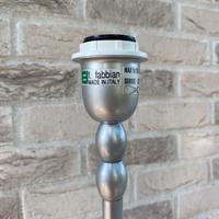 Lampada Piantana da terra Fabbian argentata