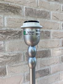 Lampada Piantana da terra Fabbian argentata