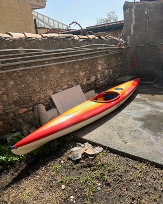Canoa monoposto Masterline in vetroresina