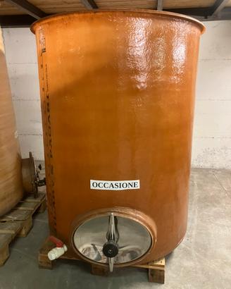Botte vetroresina 1000 lt con portella