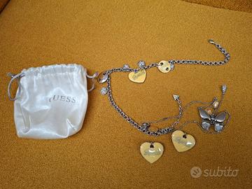 Collana Guess cuori e farfalle