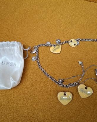 Collana Guess cuori e farfalle