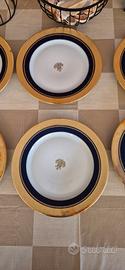 Servizio piatti Limoges Chastagner bordo oro