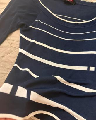 Maglia 3/4 donna collo barca tg 40/42