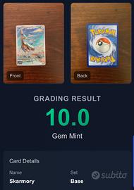 Skarmory illustration rare gradata 10 ita