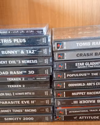 Giochi originali  PlayStation 1 e  2  ( GameCube)