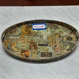 VASSOIO OVALE INSEGNE BELLE EPOQUE