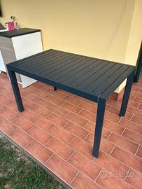 Tavolo da giardino allluminio 130x77 - 180x77