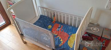 Culla Pali in legno + materasso