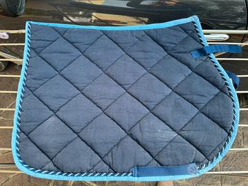 Sottosella blu con bordo azzurro