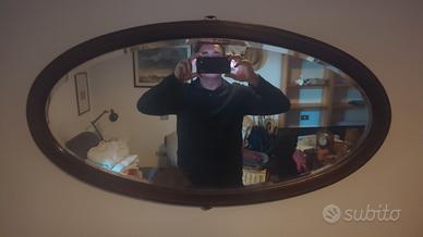 specchio vintage Emilana in noce 