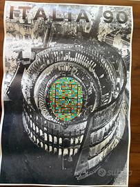 Alberto Burri 1990 - Poster ITALIA 90